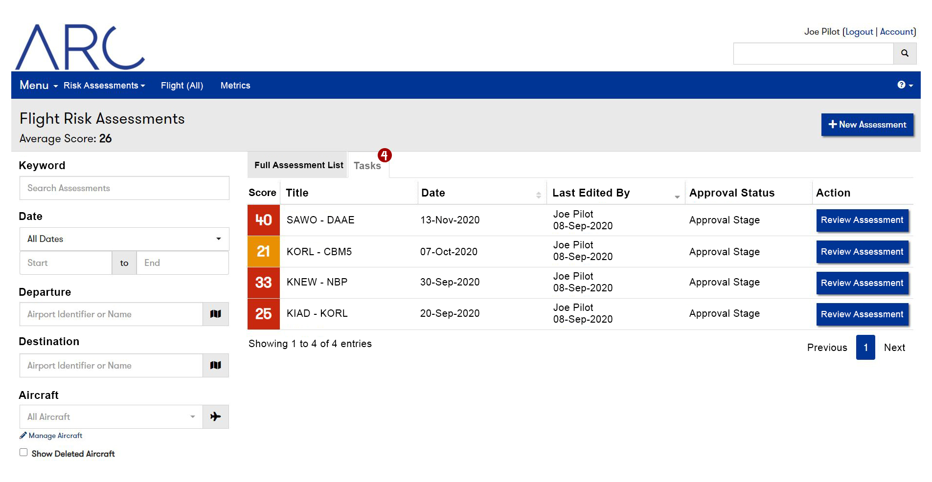 ARCrisk Approval Process for ARC clients | ARC